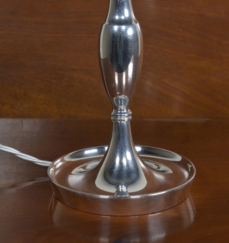 Baluster Stemmed Table Lamp - Silver Plated-haes-antiques-dsc-8980cr-fm-main-637062435984049335.jpg