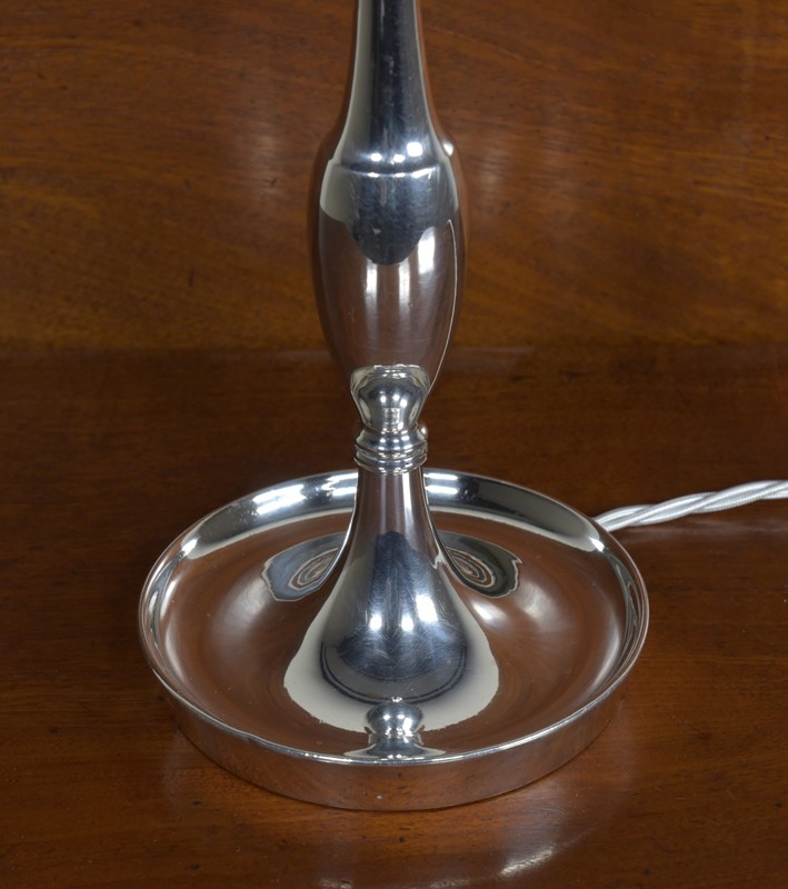 Baluster Stemmed Table Lamp - Silver Plated-haes-antiques-dsc-8987cr-fm-main-637062436136080374.jpg
