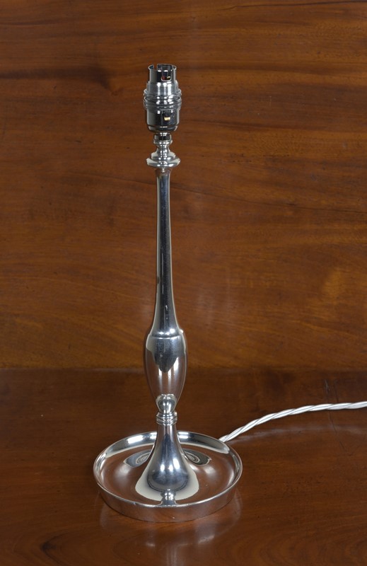 Baluster Stemmed Table Lamp - Silver Plated-haes-antiques-dsc-8991cr-fm-main-637062436196114108.jpg