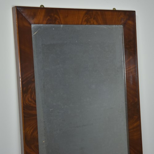 Georgian Flame Mahogany Mirror - Large