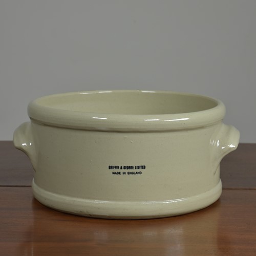 Ceramic laboratory trough / bowl