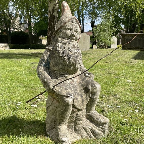 Well Weathered Vintage Garden Gnome