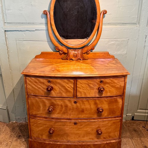 Victorian Satin Birch Dressing Chest