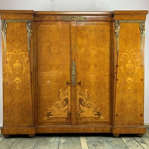 Ormolu Mounted Marquetry Armoire By V Epeaux Paris