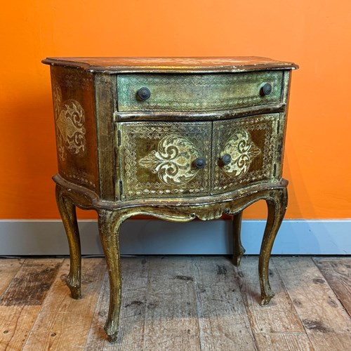 Vintage Florentine Giltwood Side Cupboard