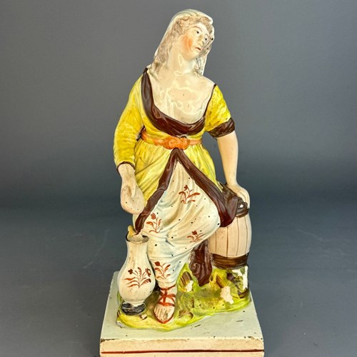 Staffordshire Pearlware Figure Of The Widow Of Zaraphath