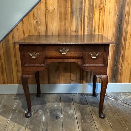 Georgian Oak Lowboy Side Table