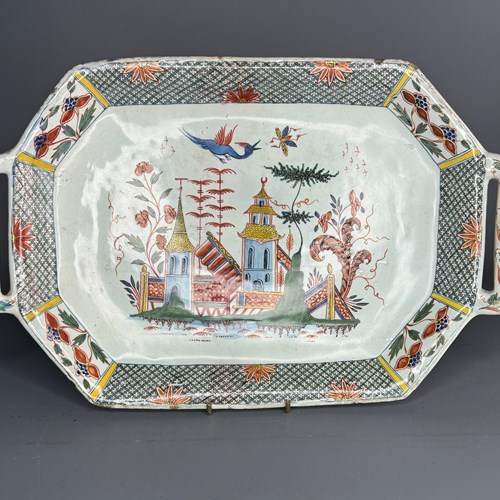 Roen France, 18Th Century Faience Platter