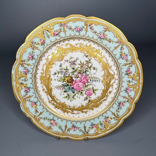 19Th Century French Porcelain Cabinet Plate
