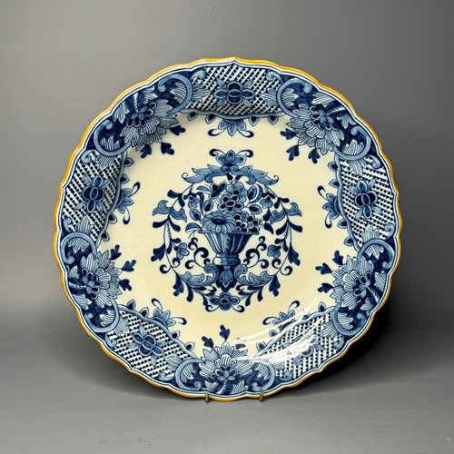 Vintage Delft Royal Makkum Blue & White Charger