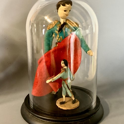 Vintage Spanish Bullfighter Costume Dolls & Dome