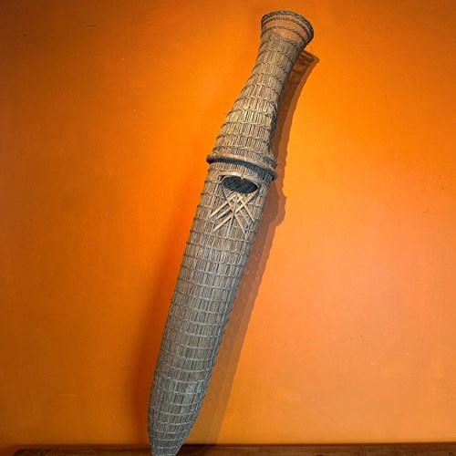 Vintage French Wicker Eel Trap