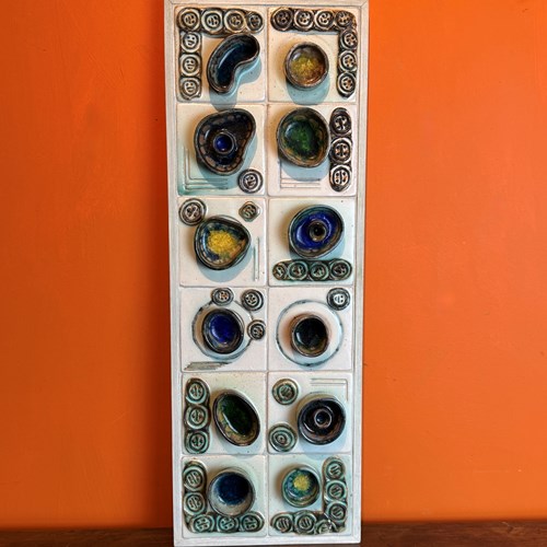 1970'S Abstract Ceramic Tile Panel
