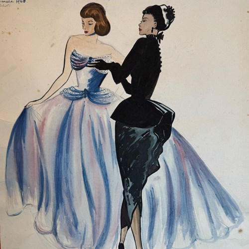 1940'S Fashion Drawings From St Martin's School Of Art