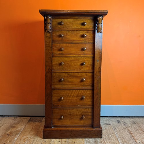 Victorian Mahogany Wellington Chest