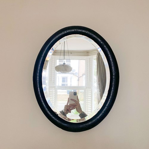 Antique French Oval Mirror