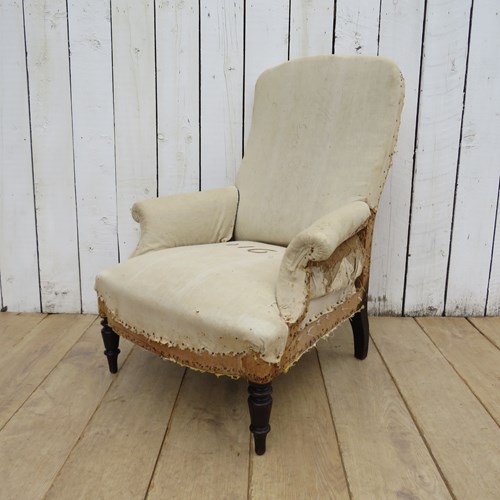 Antique French Napoleon III Armchair