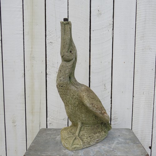 Vintage Weathered Garden Bird Ornament