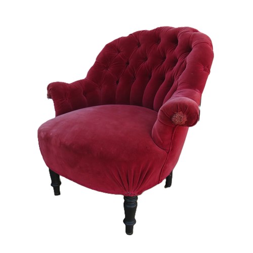 Antique French Napoleon III Armchair