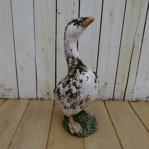 Weathered Garden Goose Ornament