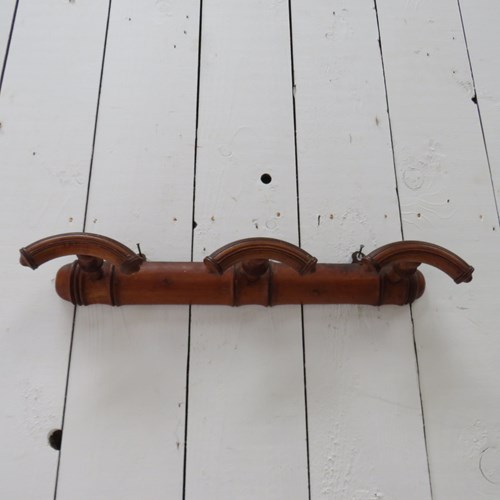 Antique Faux Bamboo Coat Hooks