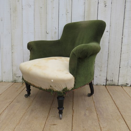 Antique Napoleon III Tub Chair