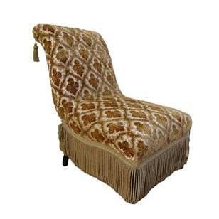 Antique Napoleon III Slipper Chair