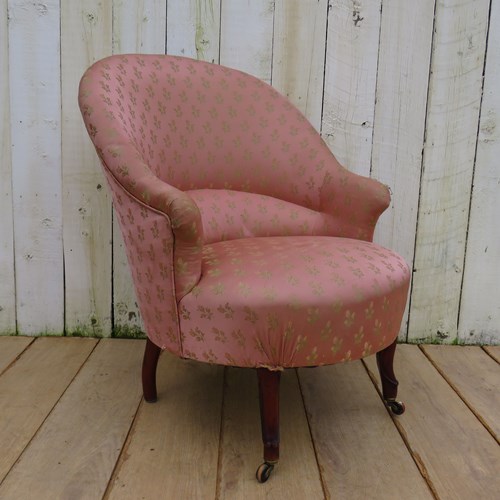 Antique Napoleon III Tub Chair
