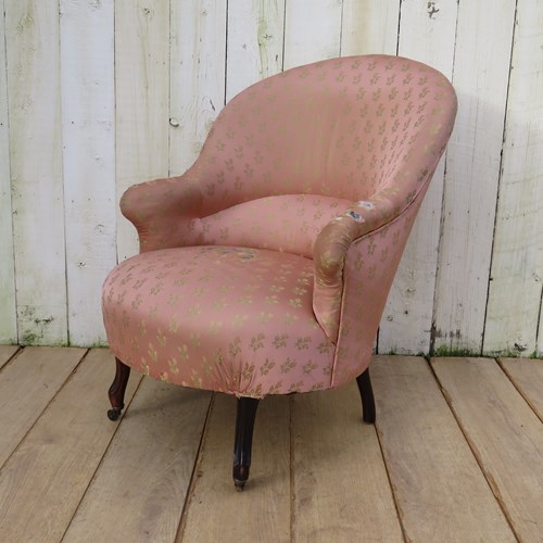 Antique Napoleon III Tub Chair