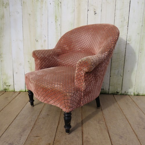 Antique Napoleon III Tub Chair