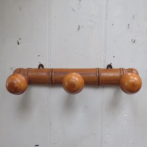 Antique Faux Bamboo Coat Hooks