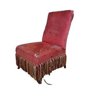 Antique Napoleon III Slipper Chair