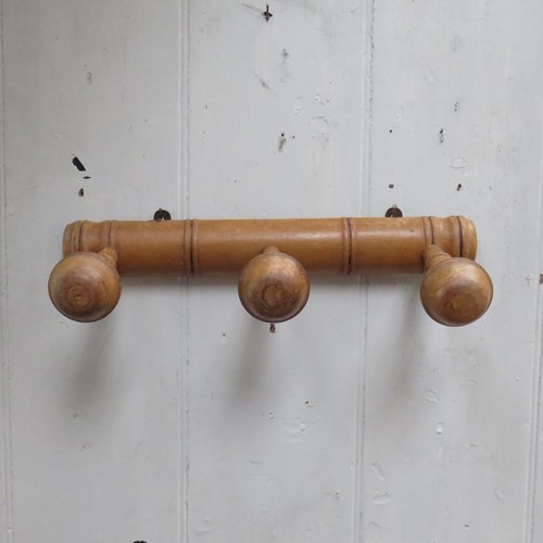 Antique Faux Bamboo Coat Hooks