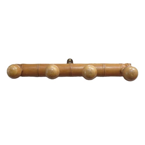 Antique Faux Bamboo Coat Hooks
