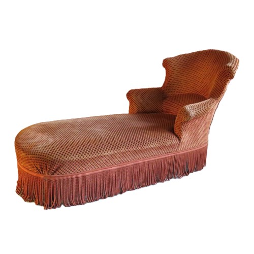 Antique Napoleon III Daybed Chaise Longue