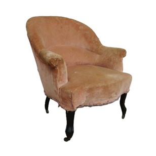 Antique Napoleon III Tub Chair