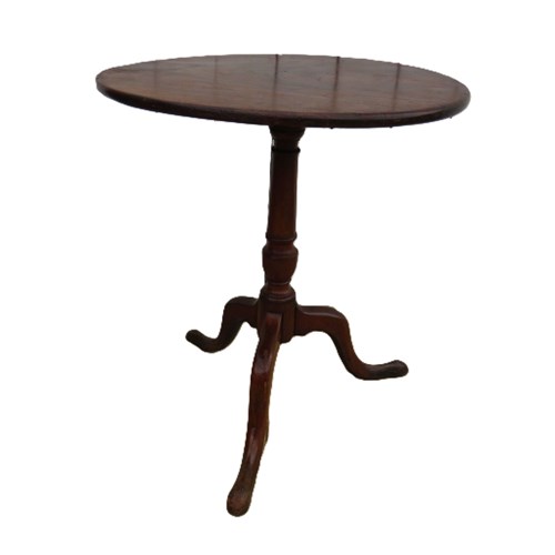 Antique Mahogany Tilt Top Side Table