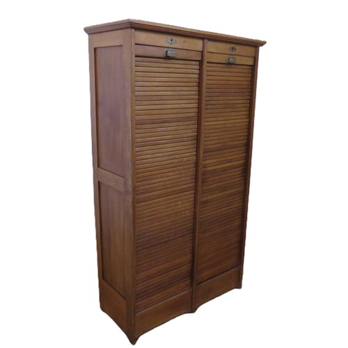 Double Tambour Front Filing Cabinet By Paris Star
