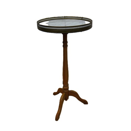 Marble Top Tripod Side Table