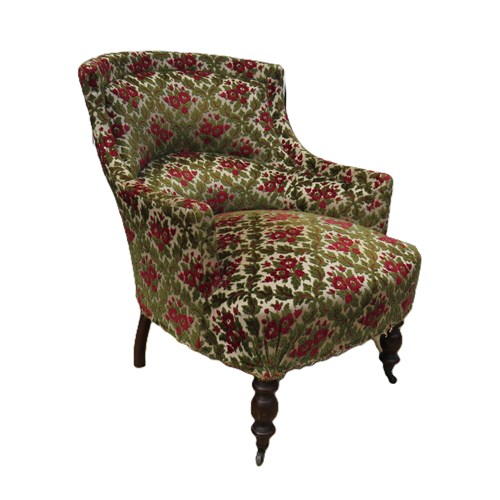 Antique Napoleon III Tub Chair