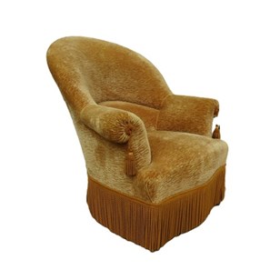 Antique Napoleon III Tub Armchair