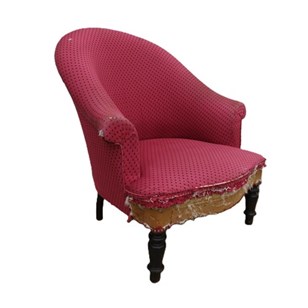 Antique Napoleon III Tub Chair