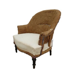 Antique Napoleon III Tub Chair