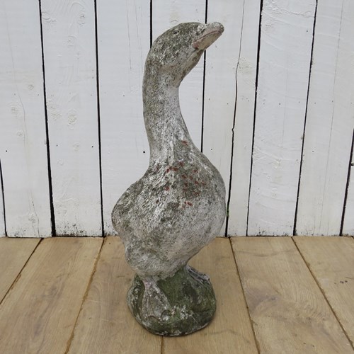 English Weathered Garden Goose Ornament