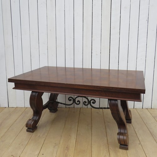 Spanish Oak Extending Dining Table