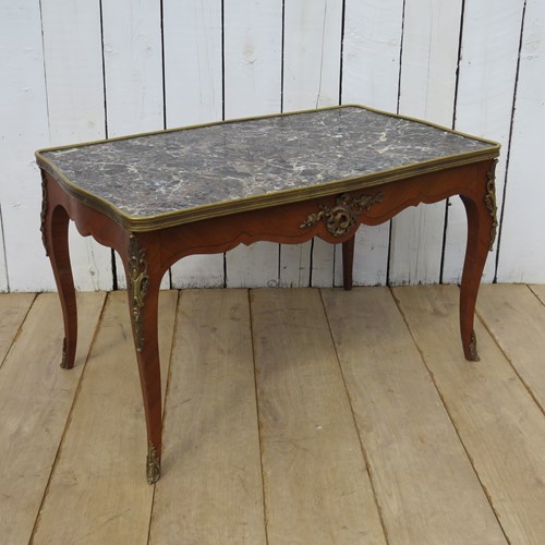 French Marble Top Coffee Table