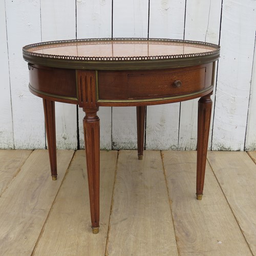 French Marble Top Gueridon Games Side Table