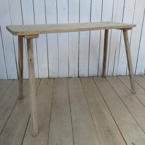 Antique French Laundry Console Table