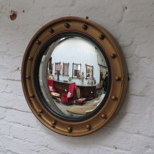 English Butlers Convex Mirror By Mirrart