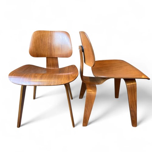 Charles & Ray Eames For Herman Miller DCW Dining Chairs, 1950S